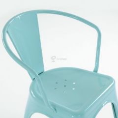 Кресло Barneo N-239 Tolix (RAL6027 бирюзовый) в Ревде - revda.mebel24.online | фото 4