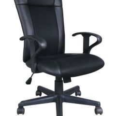 Кресло BRABIX "Optima MG-370" (экокожа/ткань, черное) 531580 в Ревде - revda.mebel24.online | фото