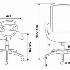 Кресло Бюрократ CH-599AXSN/TW-11 чёрный в Ревде - revda.mebel24.online | фото 3