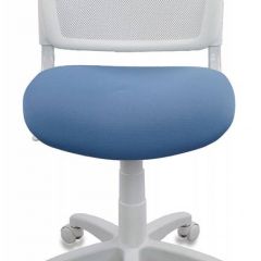 Кресло детское Бюрократ CH-W296NX/26-24 белый TW-15 голубой 26-24 в Ревде - revda.mebel24.online | фото 2