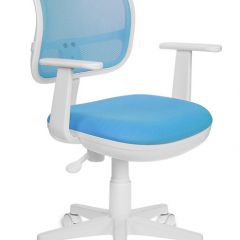 Кресло детское Бюрократ CH-W797/LB/TW-55 голубой в Ревде - revda.mebel24.online | фото