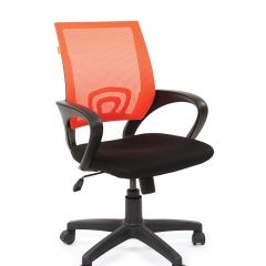 Кресло для оператора CHAIRMAN 696 black (ткань TW-11/сетка TW-66) в Ревде - revda.mebel24.online | фото 1