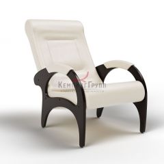 Кресло для отдыха Римини 19-К-КР (экокожа/венге) КРЕМ в Ревде - revda.mebel24.online | фото