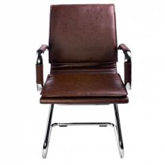 Кресло для посетителя Бюрократ CH-993-Low-V/Brown коричневый в Ревде - revda.mebel24.online | фото 4