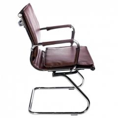 Кресло для посетителя Бюрократ CH-993-Low-V/Brown коричневый в Ревде - revda.mebel24.online | фото 2