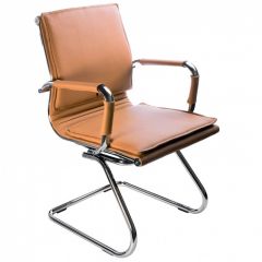 Кресло для посетителя Бюрократ CH-993-Low-V/Camel светло-коричневый в Ревде - revda.mebel24.online | фото