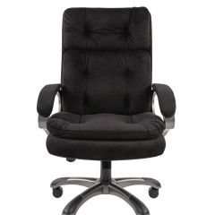 Кресло для руководителя  CHAIRMAN 442 (ткань черная) в Ревде - revda.mebel24.online | фото