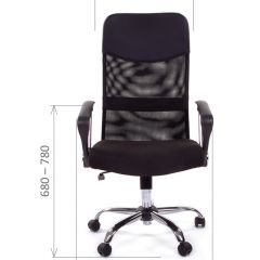 Кресло для руководителя CHAIRMAN 610 N(15-21 черный/сетка серый) в Ревде - revda.mebel24.online | фото 2