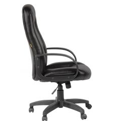 Кресло для руководителя  CHAIRMAN 685 (экокожа черный) в Ревде - revda.mebel24.online | фото 3