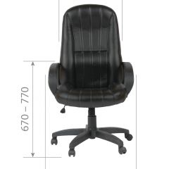 Кресло для руководителя  CHAIRMAN 685 (экокожа черный) в Ревде - revda.mebel24.online | фото 5