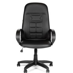 Кресло для руководителя  CHAIRMAN 727 Terra (экокожа черная) в Ревде - revda.mebel24.online | фото 2