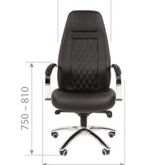 Кресло для руководителя CHAIRMAN 950 (Экокожа) Черное в Ревде - revda.mebel24.online | фото 4