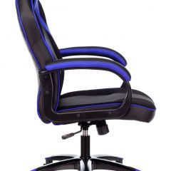 Кресло игровое Бюрократ VIKING 2 AERO BLUE черный/синий в Ревде - revda.mebel24.online | фото 3