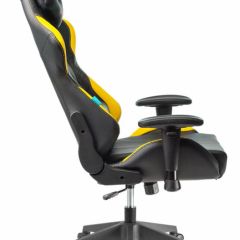 Кресло игровое Бюрократ VIKING 5 AERO YELLOW черный/желтый в Ревде - revda.mebel24.online | фото 2