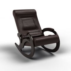Кресло-качалка Вилла 11-К-В (экокожавенге) ВЕНГЕ в Ревде - revda.mebel24.online | фото