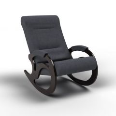 Кресло-качалка Вилла 11-Т-ГР (тканьвенге) ГРАФИТ в Ревде - revda.mebel24.online | фото 1