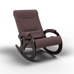 Кресло-качалка Вилла 11-Т-КМ (тканьвенге) КОФЕ С МОЛОКОМ в Ревде - revda.mebel24.online | фото