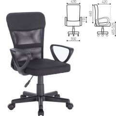 Кресло КОМПАКТНОЕ BRABIX "Jet MG-315" (черное) 531839 в Ревде - revda.mebel24.online | фото 2