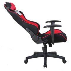 Кресло компьютерное BRABIX GT Racer GM-101 + подушка (ткань) черное/красное (531820) в Ревде - revda.mebel24.online | фото 5