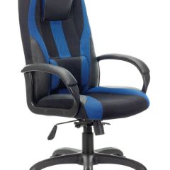 Кресло компьютерное BRABIX PREMIUM "Rapid GM-102" (экокожа/ткань, черное/синее) 532106 в Ревде - revda.mebel24.online | фото 1