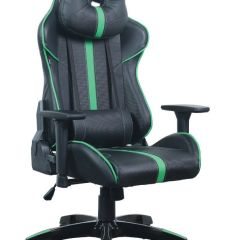Кресло компьютерное BRABIX "GT Carbon GM-120" (черное/зеленое) 531929 в Ревде - revda.mebel24.online | фото