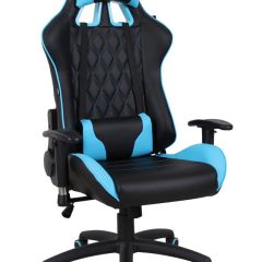 Кресло компьютерное BRABIX "GT Master GM-110" (черное/голубое) 531928 в Ревде - revda.mebel24.online | фото
