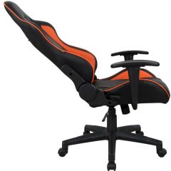 Кресло компьютерное BRABIX "GT Racer GM-100" (черное/оранжевое) 531925 в Ревде - revda.mebel24.online | фото 4