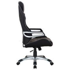 Кресло компьютерное BRABIX Techno GM-002 (ткань) черное/серое, вставки белые (531815) в Ревде - revda.mebel24.online | фото 4