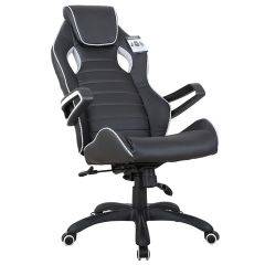 Кресло компьютерное BRABIX Techno Pro GM-003 (экокожа черное/серое, вставки серые) 531814 в Ревде - revda.mebel24.online | фото 4