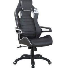 Кресло компьютерное BRABIX Techno Pro GM-003 (экокожа черное/серое, вставки серые) 531814 в Ревде - revda.mebel24.online | фото 2