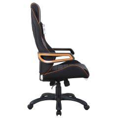 Кресло компьютерное BRABIX Techno Pro GM-003 (ткань черное/серое, вставки оранжевые) 531813 в Ревде - revda.mebel24.online | фото 3