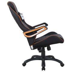 Кресло компьютерное BRABIX Techno Pro GM-003 (ткань черное/серое, вставки оранжевые) 531813 в Ревде - revda.mebel24.online | фото 4