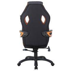 Кресло компьютерное BRABIX Techno Pro GM-003 (ткань черное/серое, вставки оранжевые) 531813 в Ревде - revda.mebel24.online | фото 5