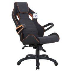 Кресло компьютерное BRABIX Techno Pro GM-003 (ткань черное/серое, вставки оранжевые) 531813 в Ревде - revda.mebel24.online | фото 8