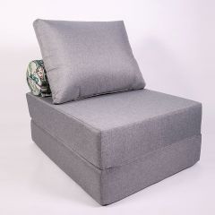 Кресло-кровать-пуф бескаркасное Прайм (Серый) в Ревде - revda.mebel24.online | фото