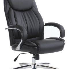 Кресло офисное BRABIX "Advance EX-575" (хром/экокожа/черное) 531825 в Ревде - revda.mebel24.online | фото 2