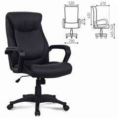 Кресло офисное BRABIX "Enter EX-511" (экокожа/черная) 530859 в Ревде - revda.mebel24.online | фото 1
