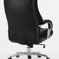Кресло офисное BRABIX PREMIUM "Bomer HD-007" (рециклированная кожа, хром, черное) 531939 в Ревде - revda.mebel24.online | фото 4