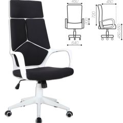 Кресло офисное BRABIX PREMIUM "Prime EX-515" (пластик белый, ткань, черное) 531812 в Ревде - revda.mebel24.online | фото 2