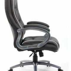Кресло офисное BRABIX PREMIUM "Strong HD-009" (экокожа черная, ткань серая) 531945 в Ревде - revda.mebel24.online | фото 3
