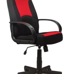 Кресло офисное BRABIX "City EX-512", ткань черная/красная, TW, 531408 в Ревде - revda.mebel24.online | фото