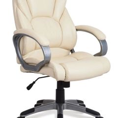 Кресло офисное BRABIX "Eldorado EX-504", экокожа, бежевое, 531167 в Ревде - revda.mebel24.online | фото