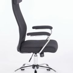 Кресло офисное BRABIX "Flight EX-540" (хром, черное) 531847 в Ревде - revda.mebel24.online | фото 3