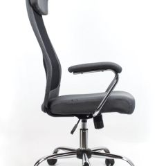 Кресло офисное BRABIX "Flight EX-540" (хром, ткань, сетка, серое) 531848 в Ревде - revda.mebel24.online | фото 3
