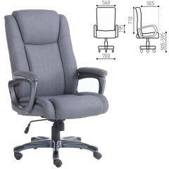 Кресло офисное BRABIX "Solid HD-005" (ткань/серое) 531823 в Ревде - revda.mebel24.online | фото