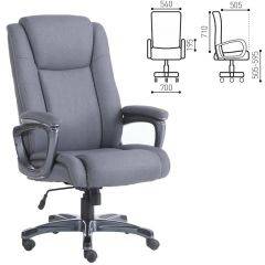 Кресло офисное BRABIX "Solid HD-005" (ткань/серое) 531823 в Ревде - revda.mebel24.online | фото 1