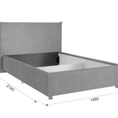КВЕСТ Каркас кровати 1200 в Ревде - revda.mebel24.online | фото 3