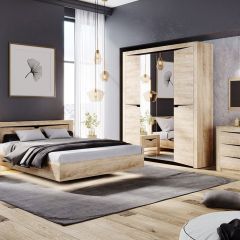 Кровать 1600 парящая с ПМ НКМ Версаль-5 секция №6 в Ревде - revda.mebel24.online | фото 2