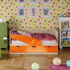 Кровать Бабочки (Оранжевый металлик) 1800 в Ревде - revda.mebel24.online | фото