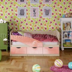 Кровать Бабочки (Розовый металлик) 1800 в Ревде - revda.mebel24.online | фото